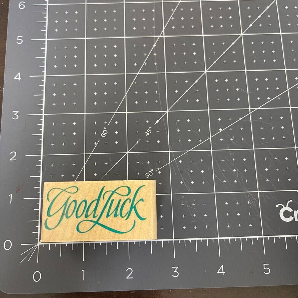 Vintage Rubber Stampede Good Luck A2143C‎ Rubber Stamp